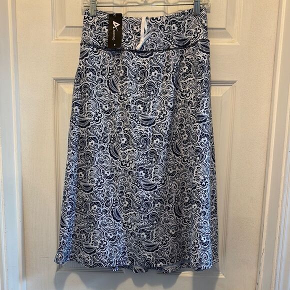 ANVIVO Skorts Knee Length, Modest Long Athletic Sports Casual Skirt Medium - Picture 1 of 9